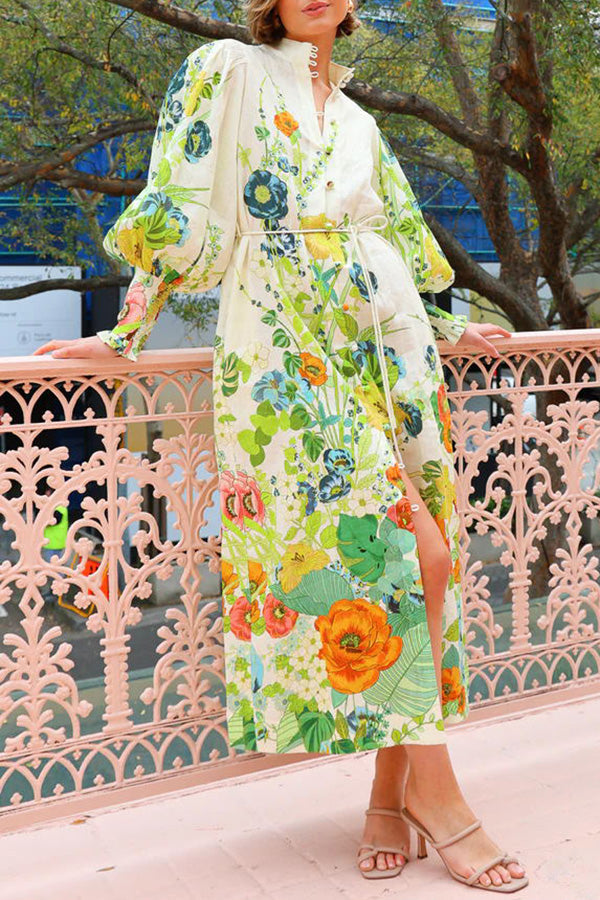 Summer Party Shirt Midi Dress